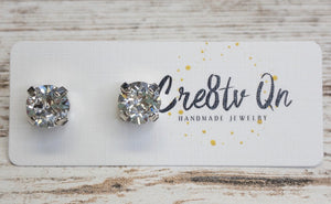 Clear Swarovski Earring