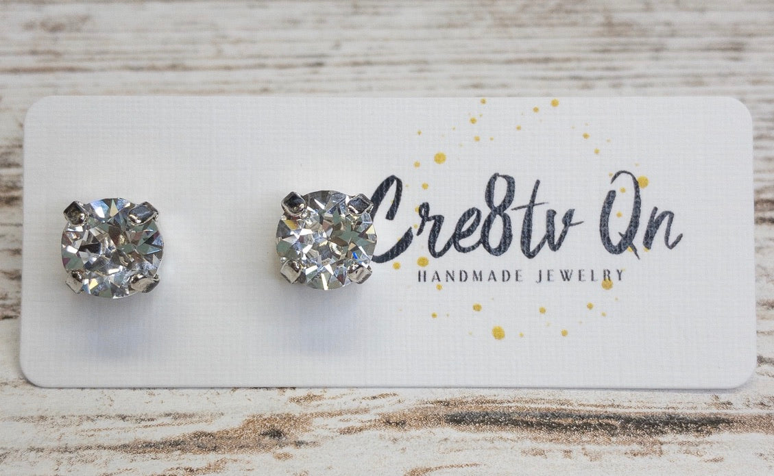 Clear Swarovski Earring