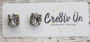 Clear Swarovski Earring