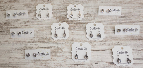 Clear Swarovski Earring